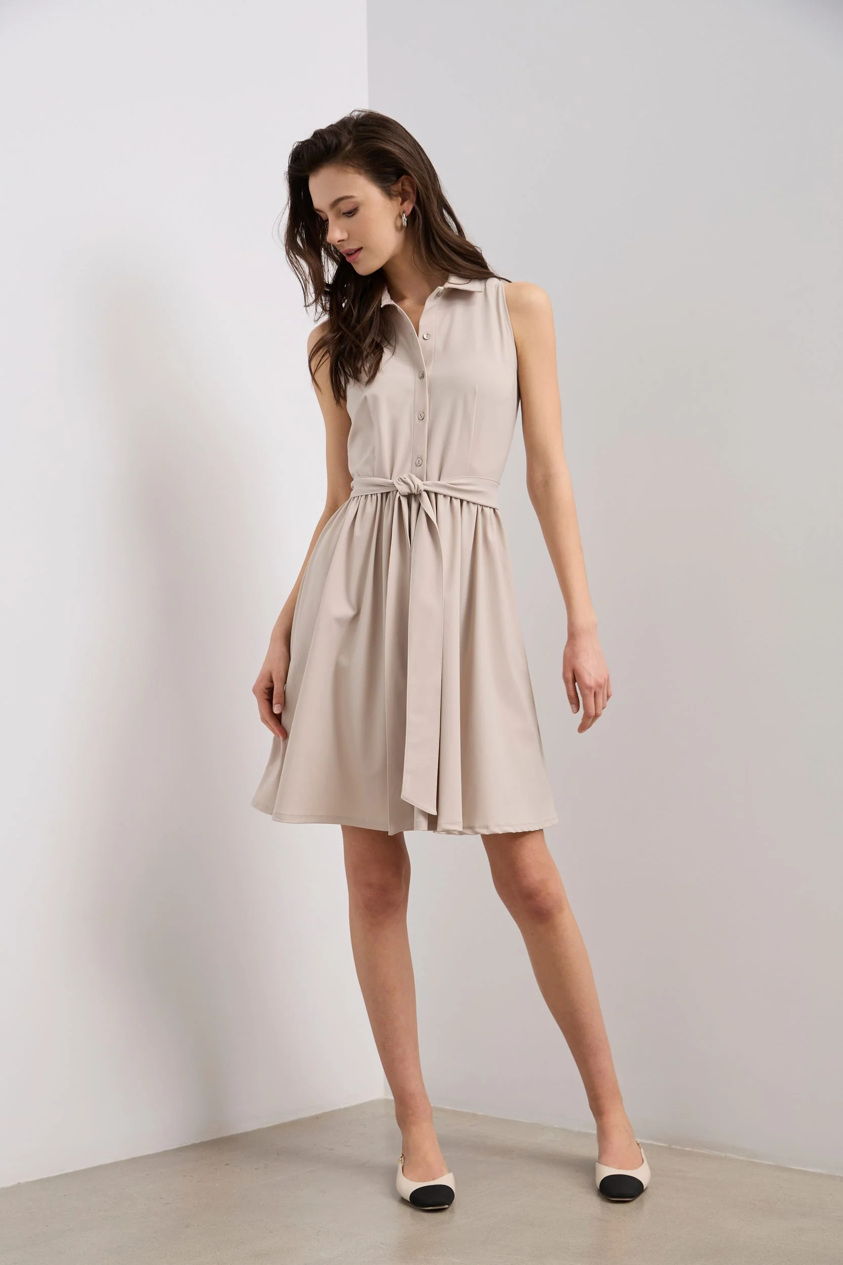 Sport Chic fit & flare sleeveless dress - Image 2