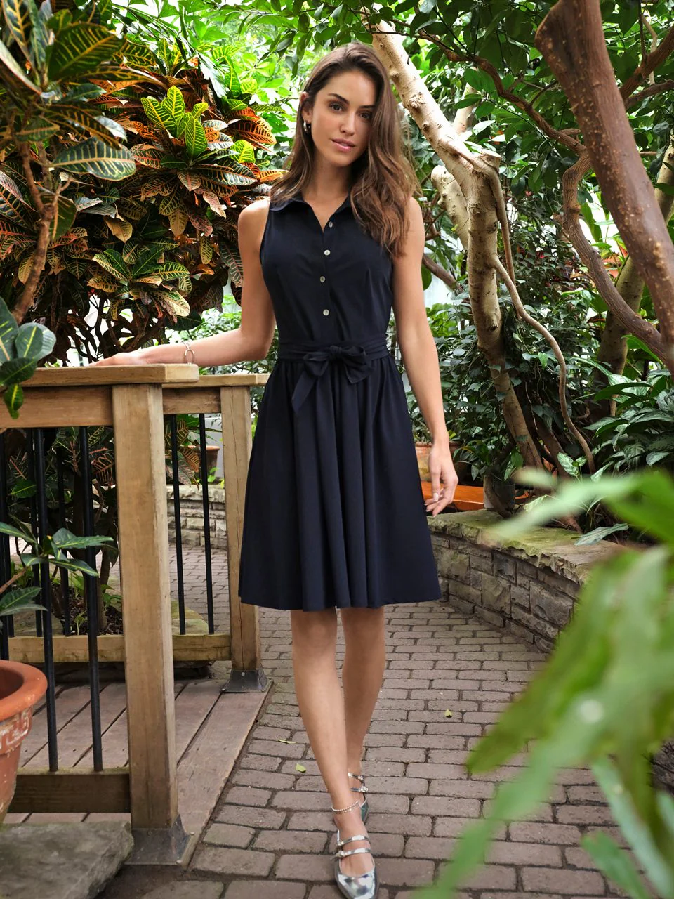 Sport Chic fit & flare sleeveless dress - Image 4