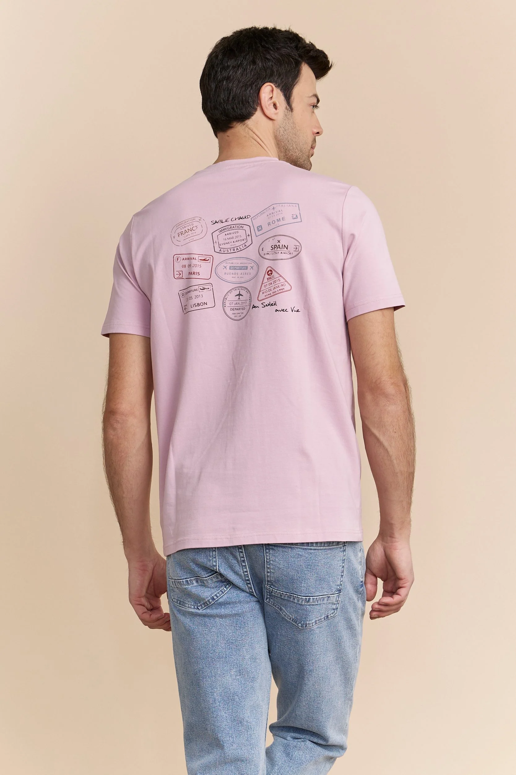 Stamps graphic print t-shirt - Image 2