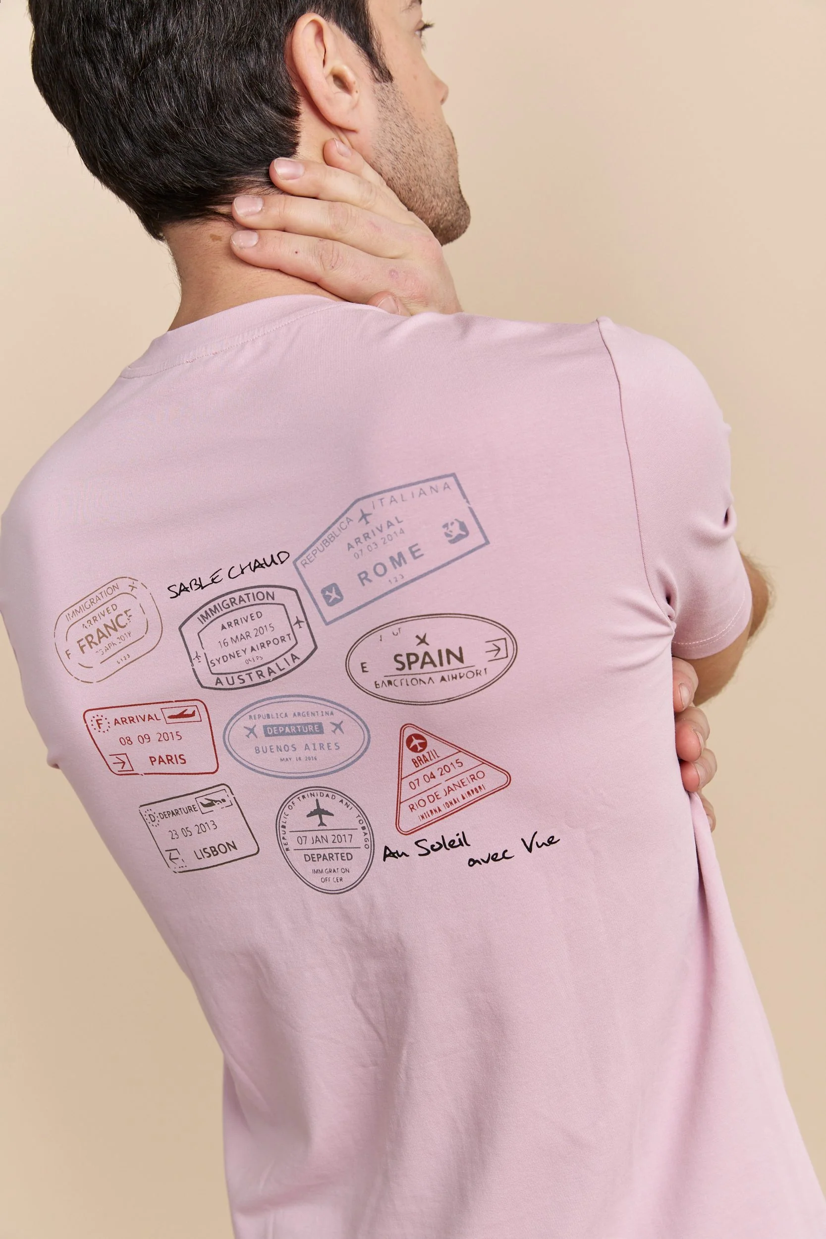 Stamps graphic print t-shirt - Image 3
