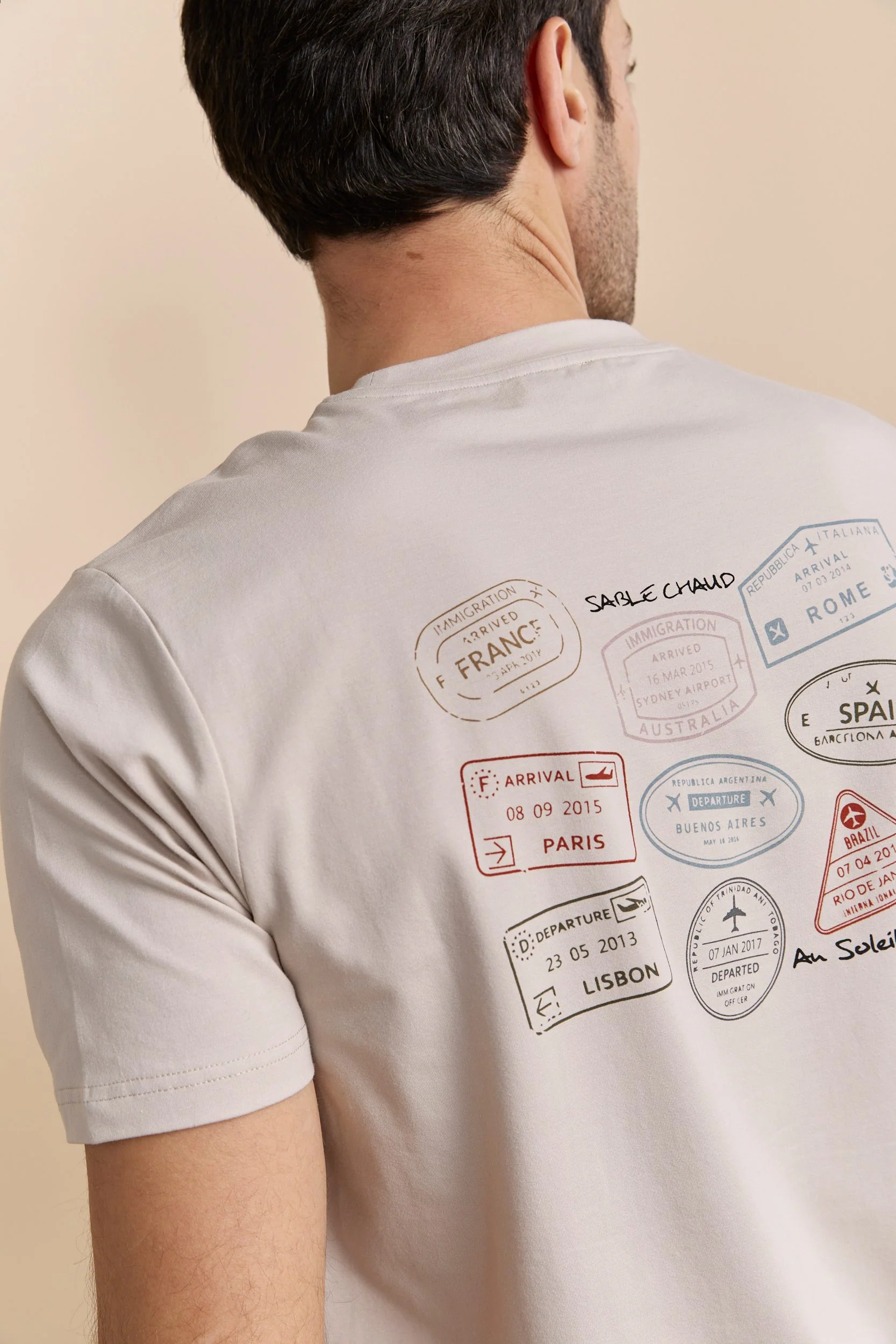 Stamps graphic print t-shirt - Image 3