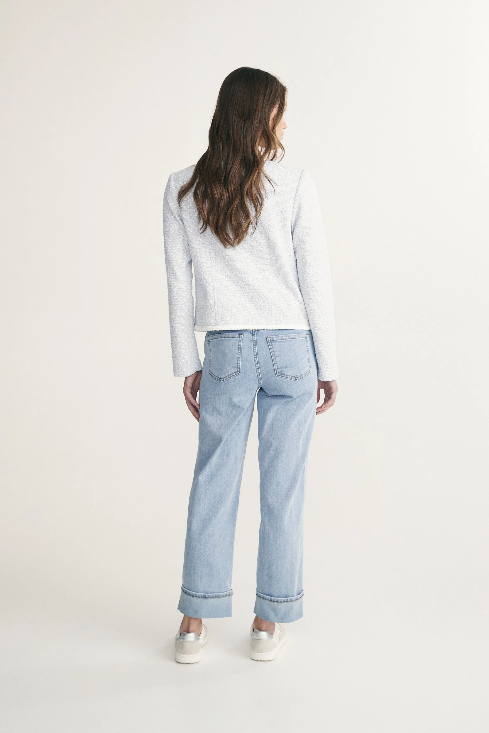 Stretch jacket with ribbon - Image 2