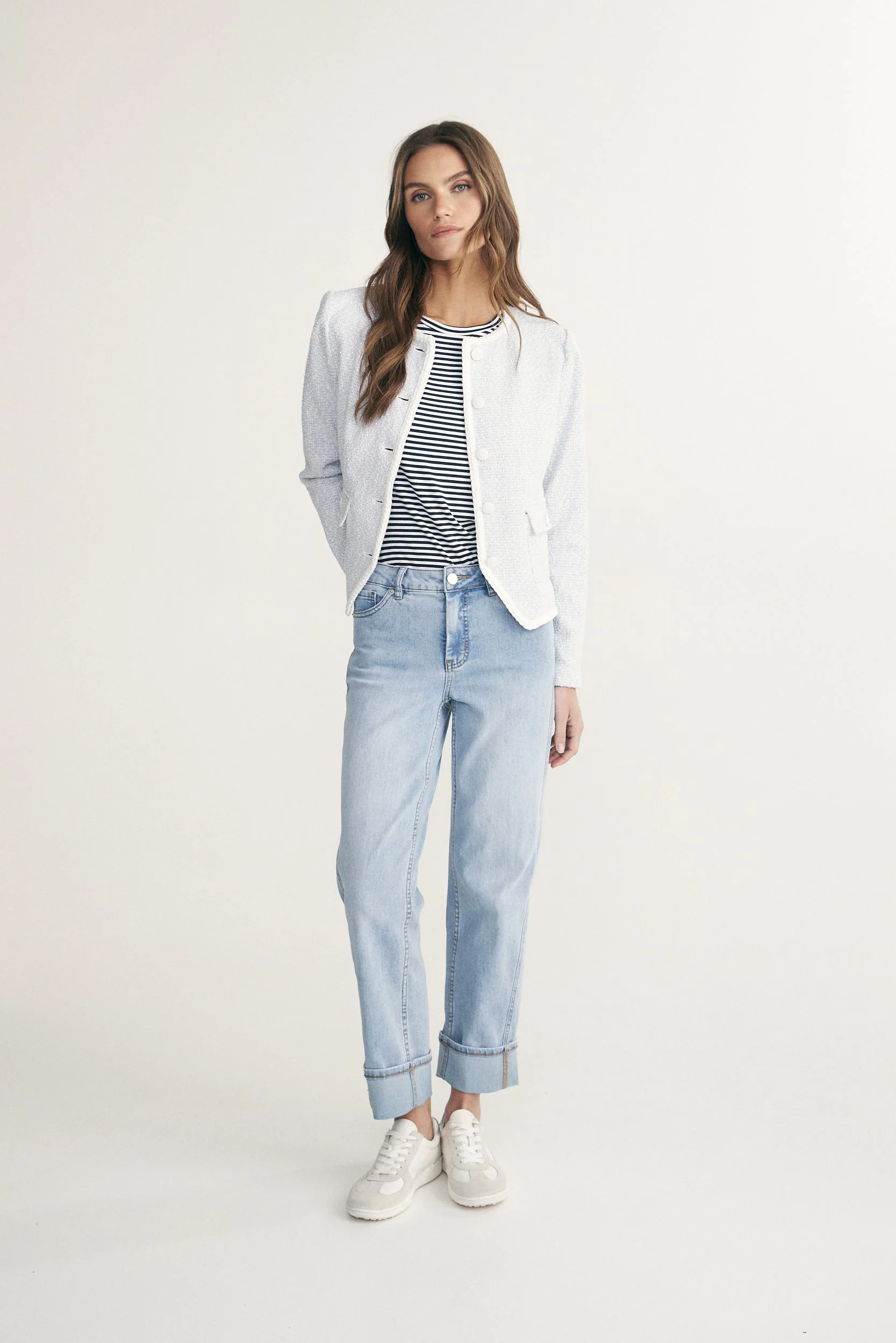Stretch jacket with ribbon - Image 3