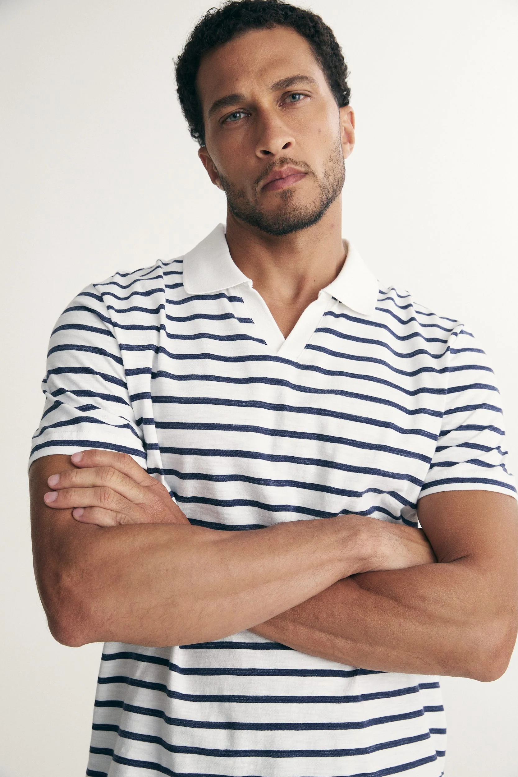 Stripe johnny polo