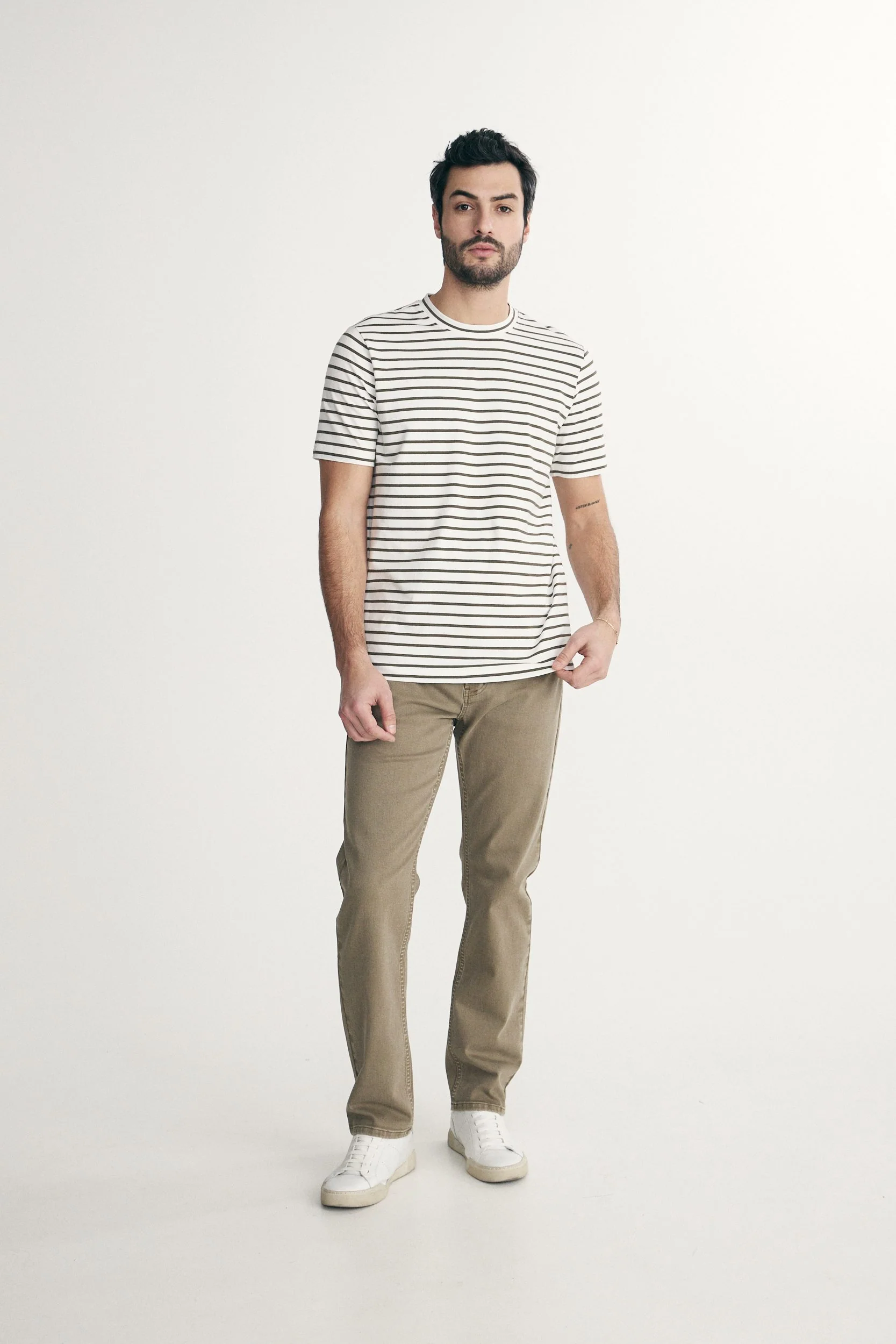 Striped crew neck t-shirt - Image 3