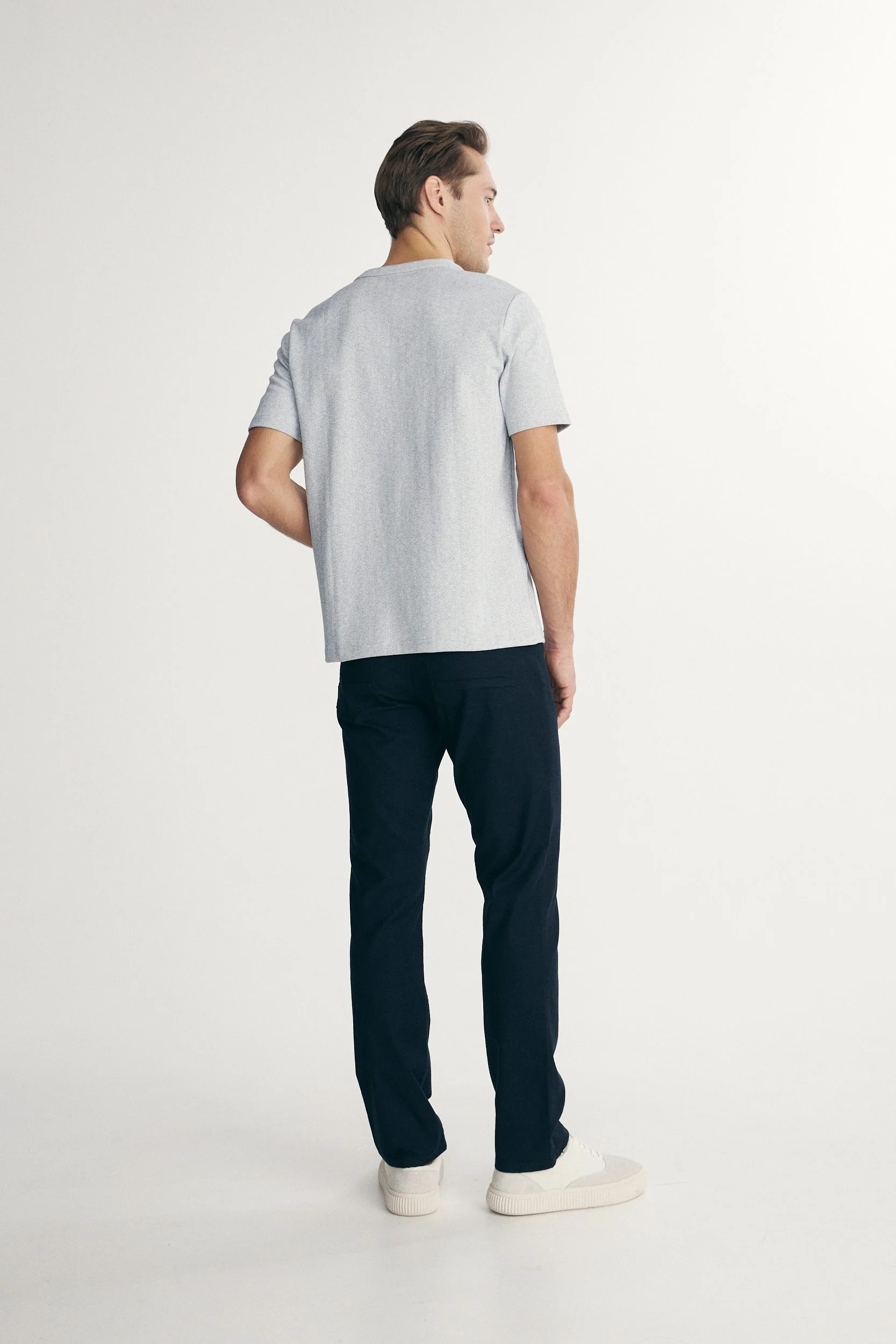 Textured henley t-shirt - Image 2