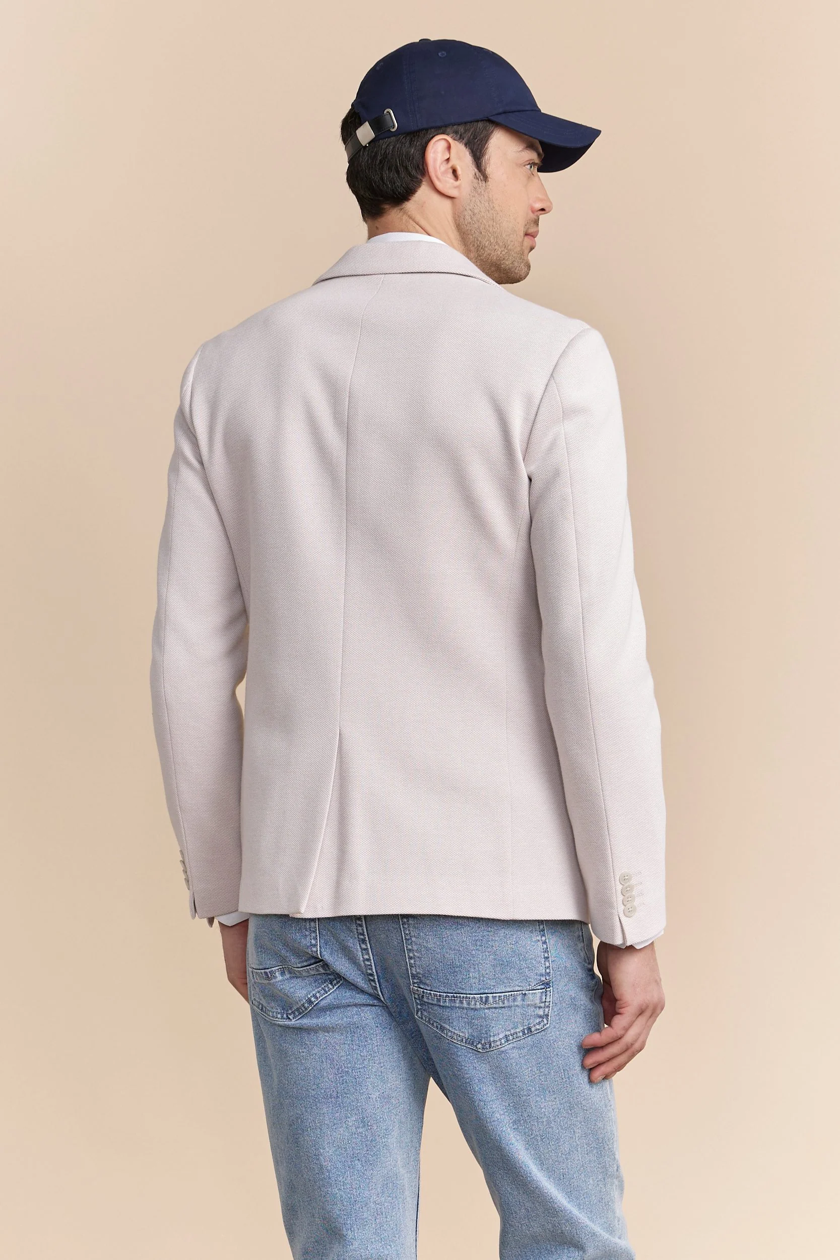 Textured knit blazer - Image 3