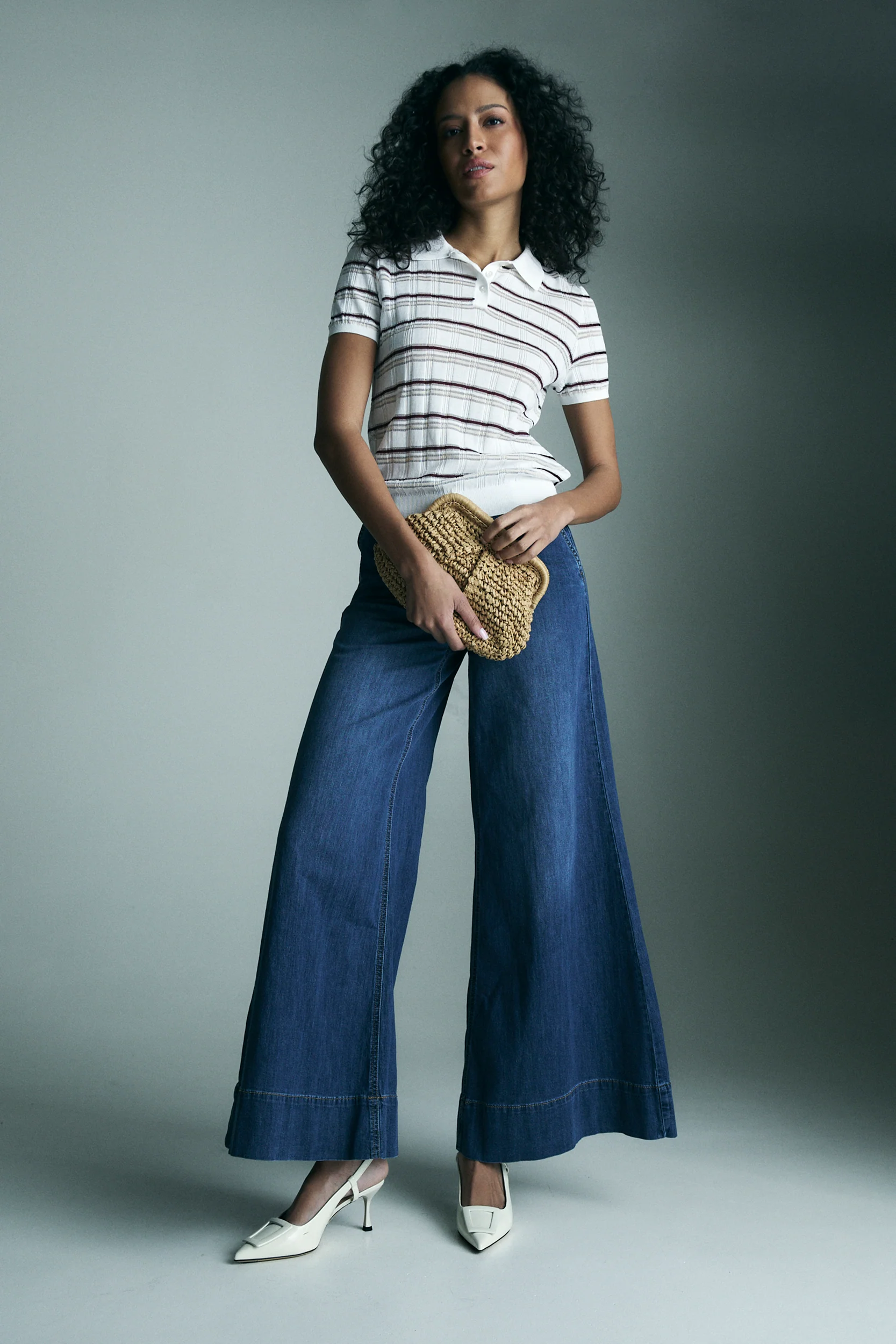 Textured stripes polo - Image 4