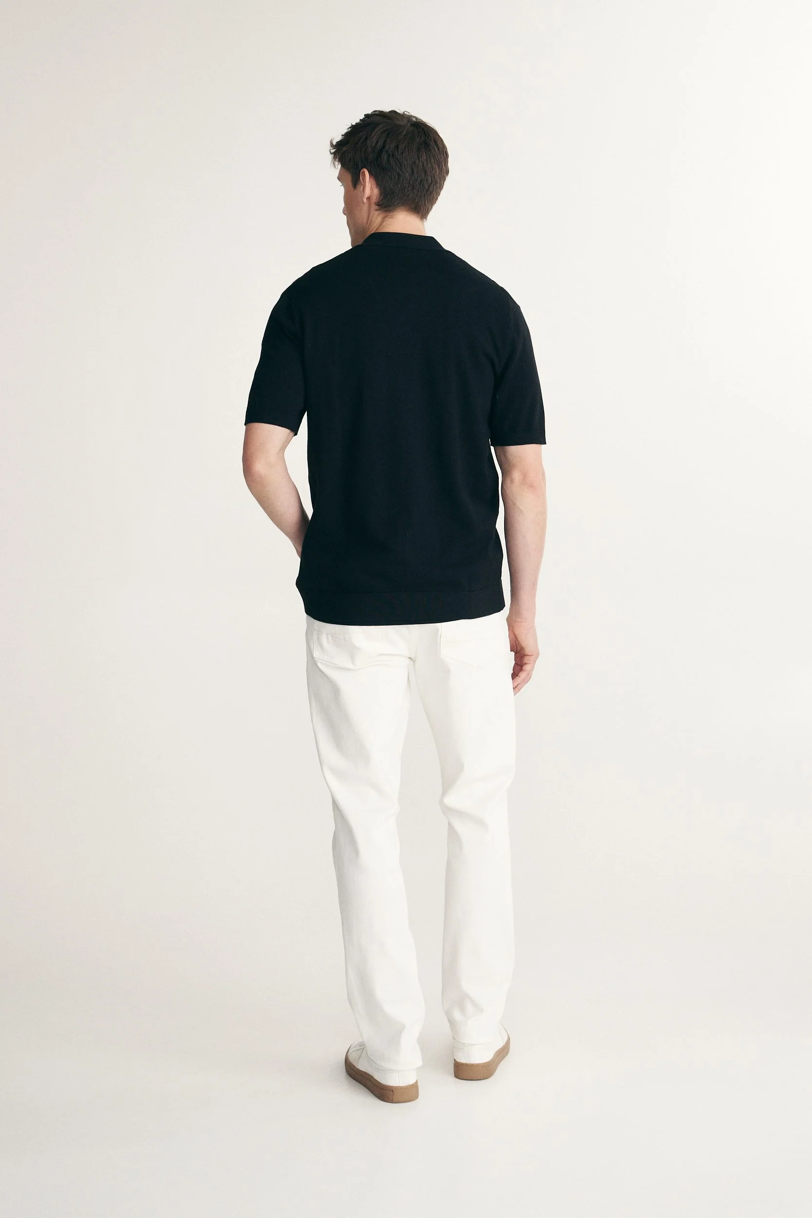 Textured vertical stripes knitted shirt - Image 6