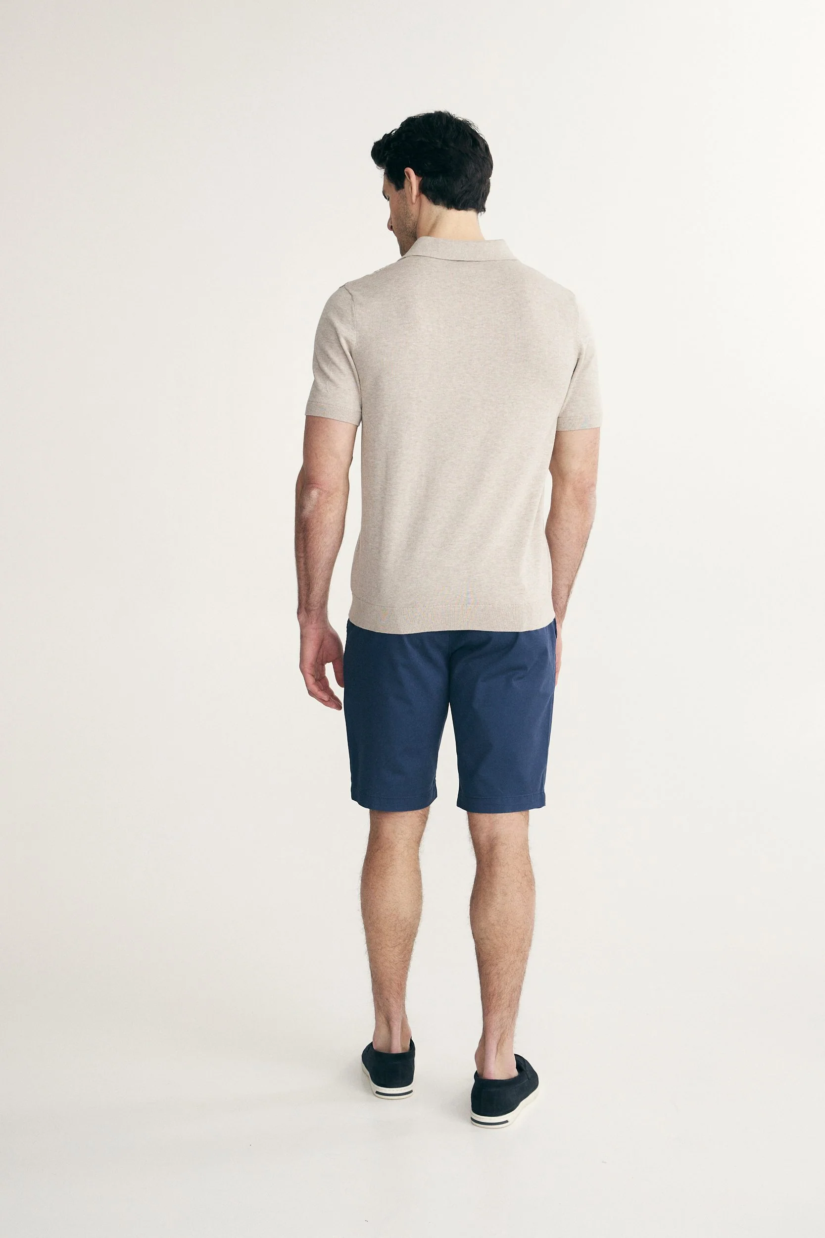 Textured vertical stripes polo - Image 7