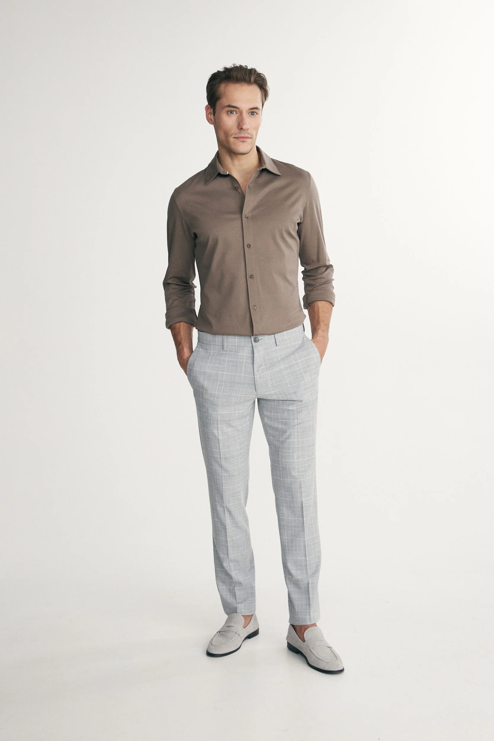 Urban fit checkered pants