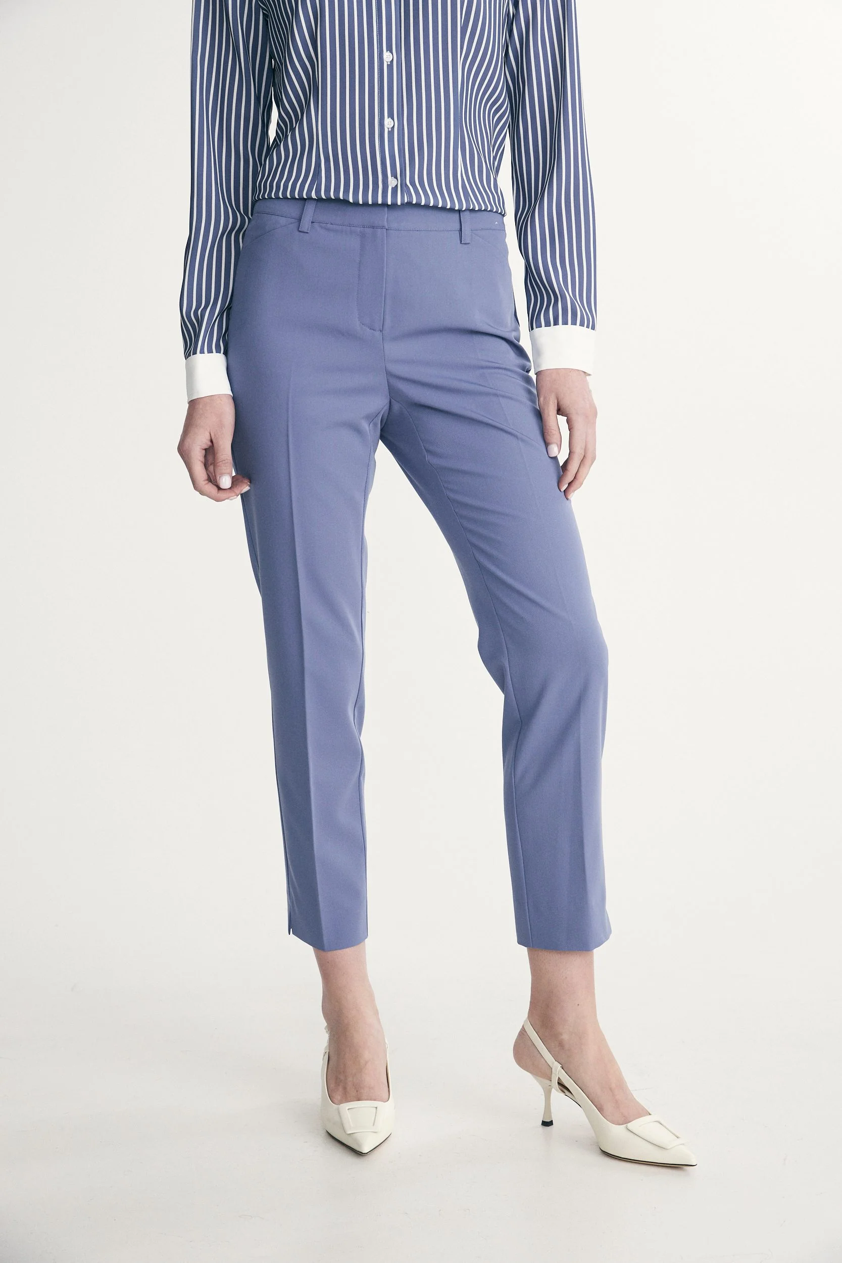 Straight cropped pants - Image 3