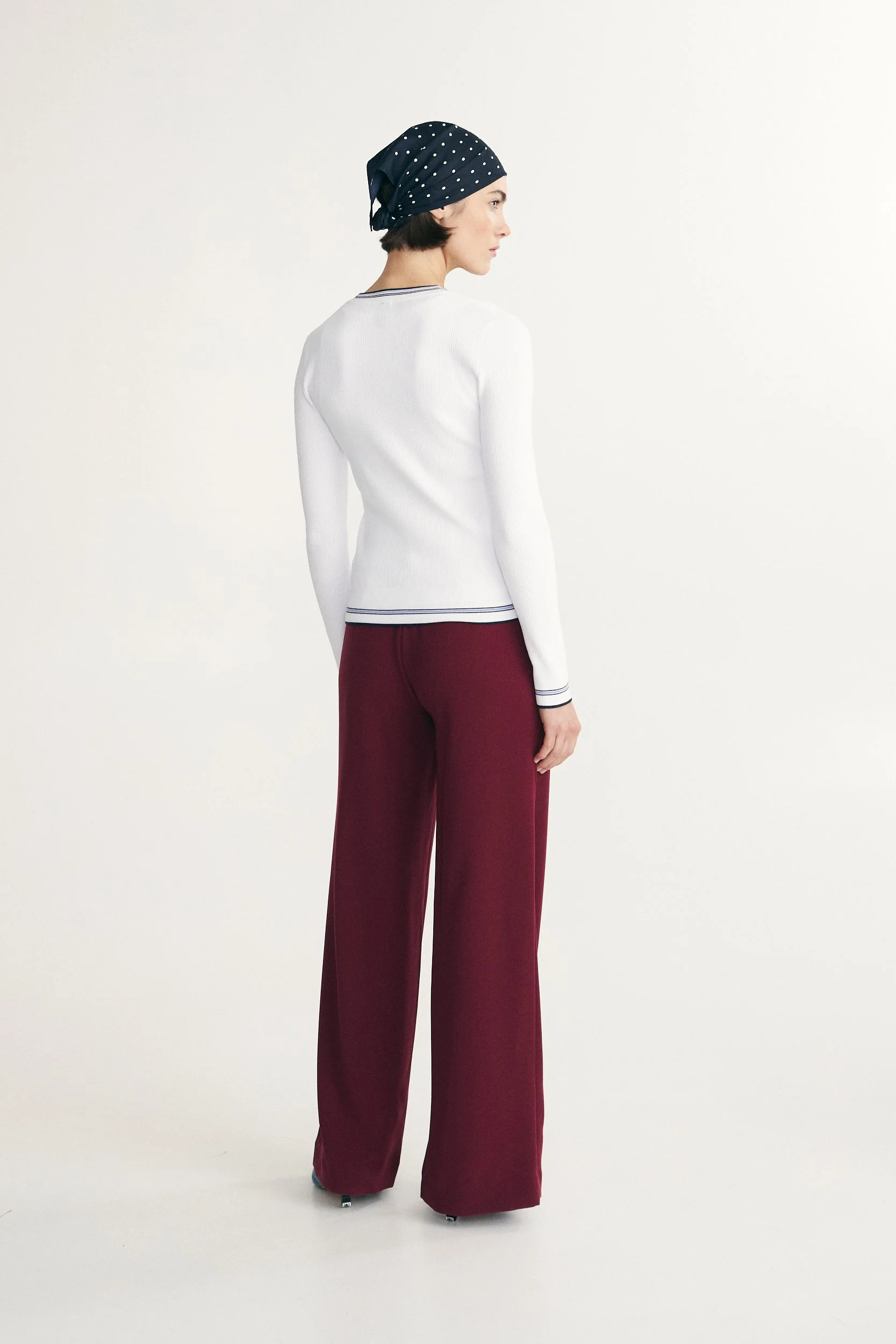 Cardigan with contrasting detail - Image 2