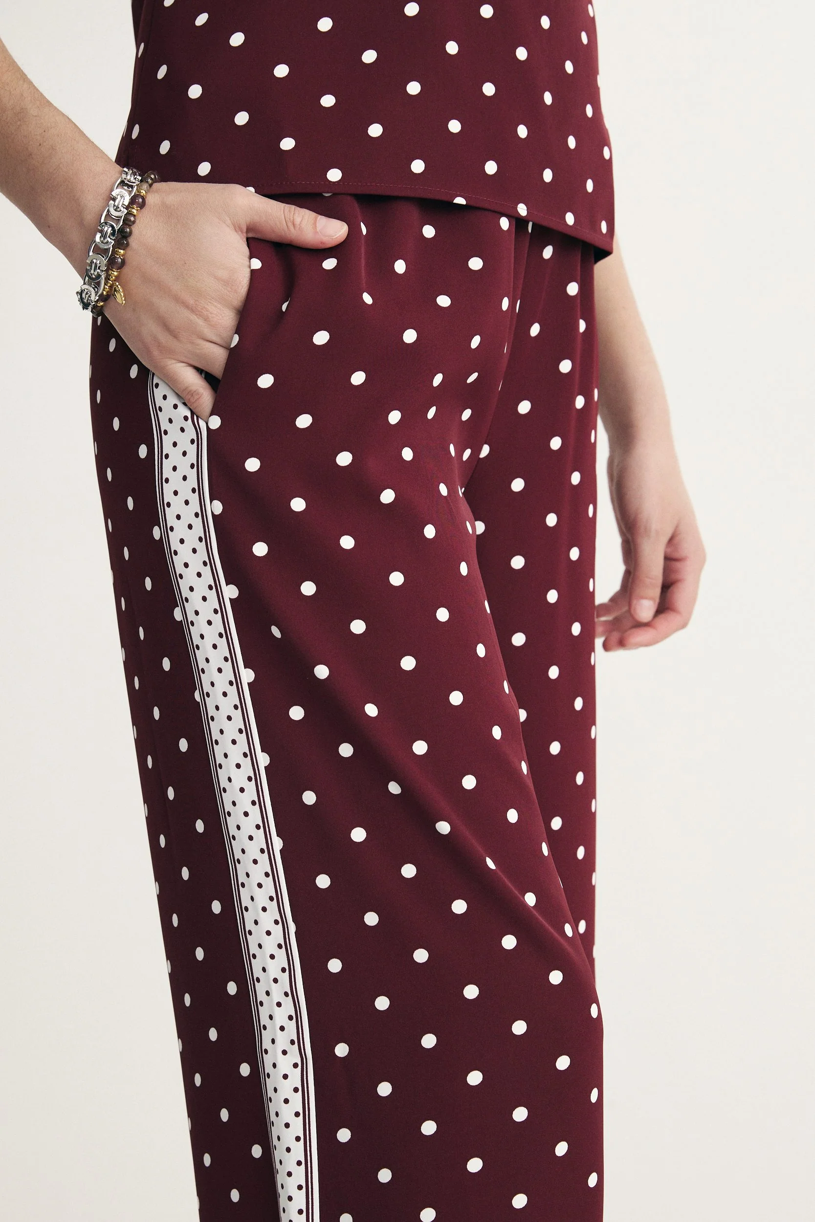 Wide leg polka dot pants - Image 6