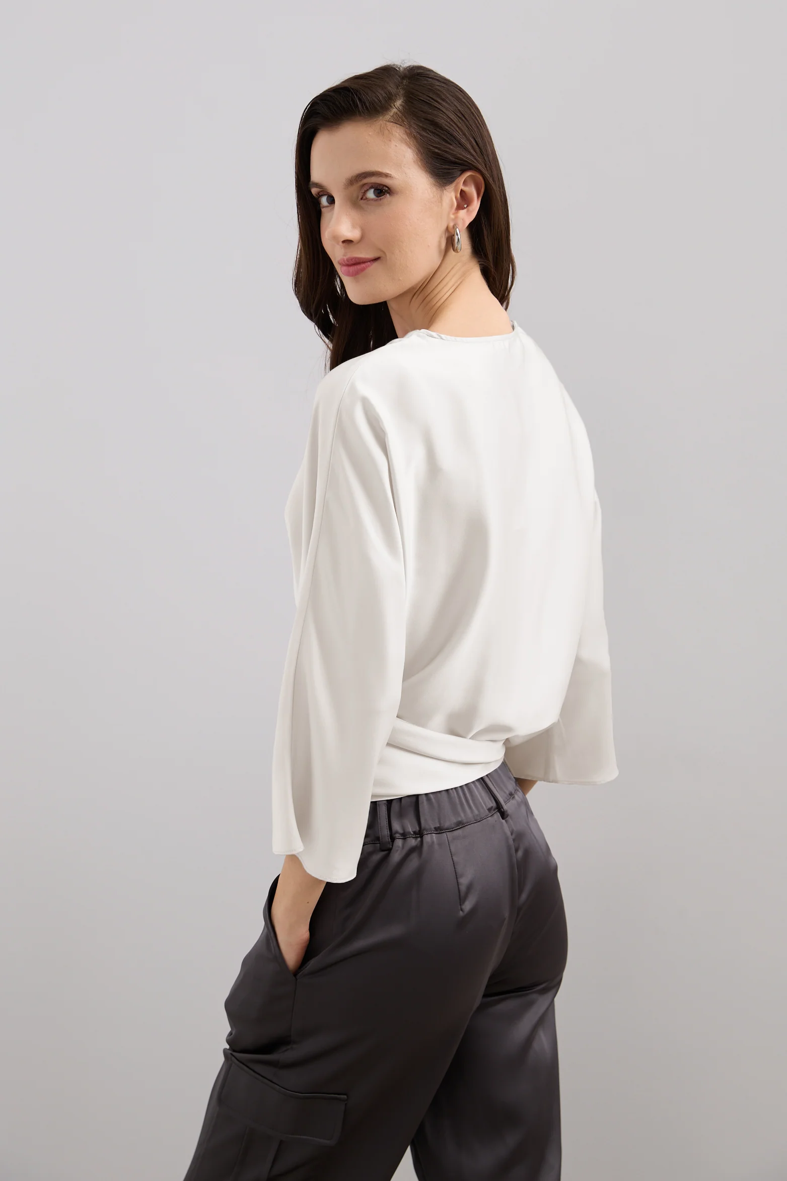 Multi function wrap blouse - Image 9
