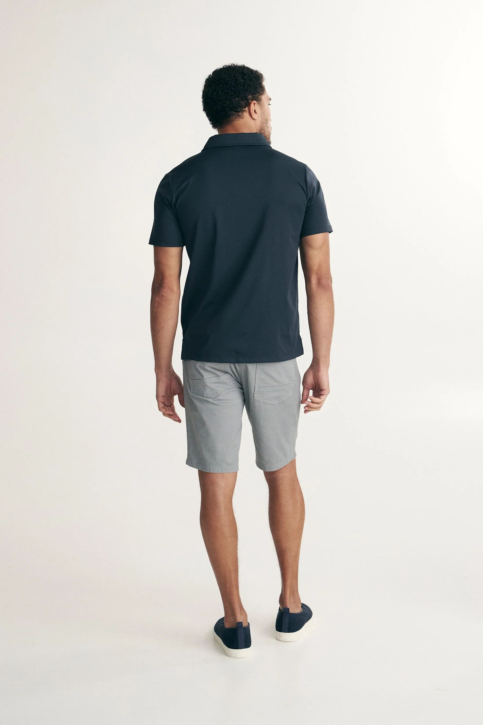 Zip-up technical polo - Image 5